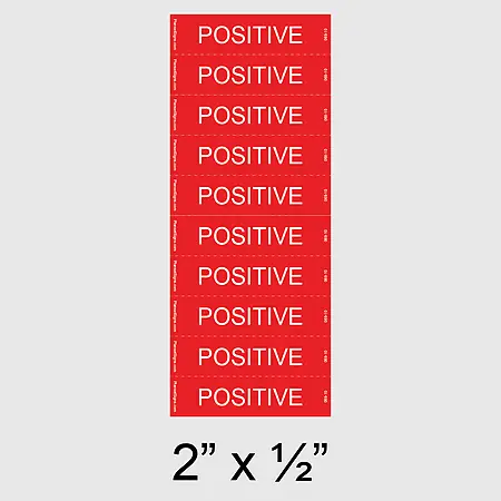 069-10 Positive Electrical Label