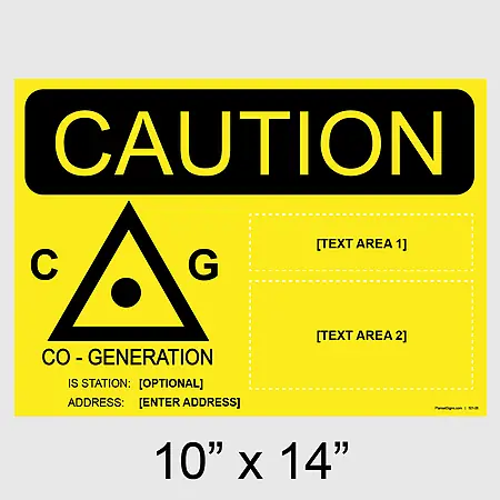 501-06 LADWP, Co-Generation - 14 X 11 Placard