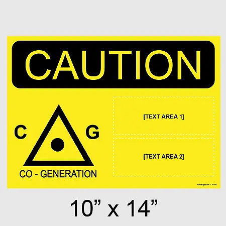 503-06 LADWP, Co-Generation - 14 X 11 Placard