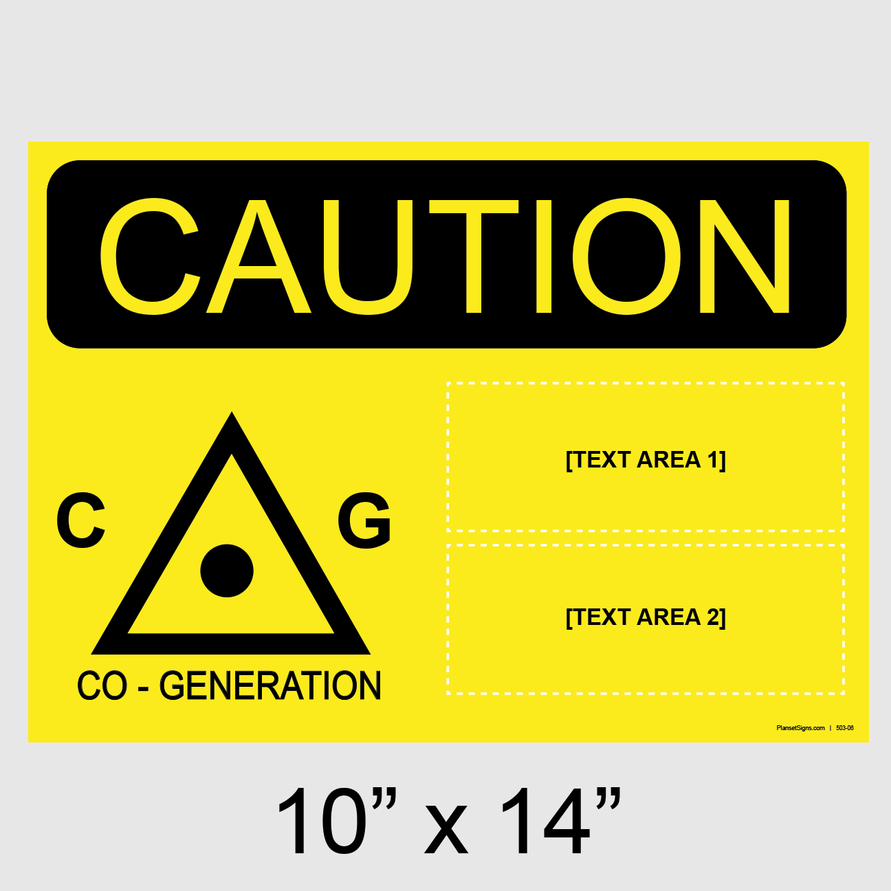 503-06 LADWP, Co-Generation - 14 X 11 Placard